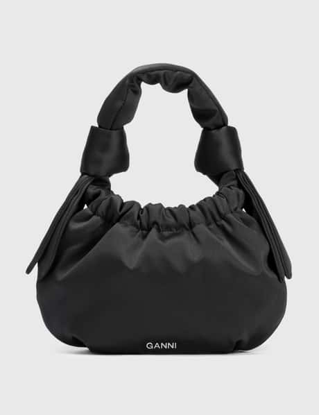 Ganni Ganni Knotted Hobo Bag