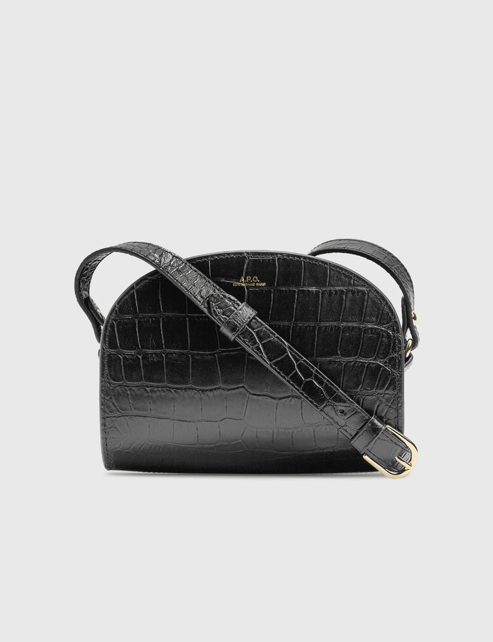 Demi-Lune Mini bag In Embossed Croco Placeholder Image