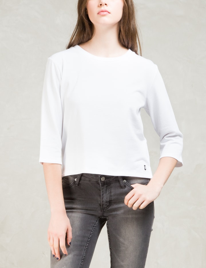 White W' 3/4 Brooke T-Shirt Placeholder Image