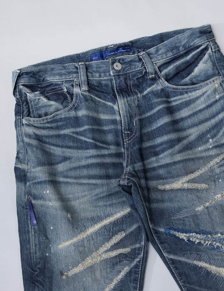 Five Years Wash Regular Straight Denim Jeans Placeholder Image