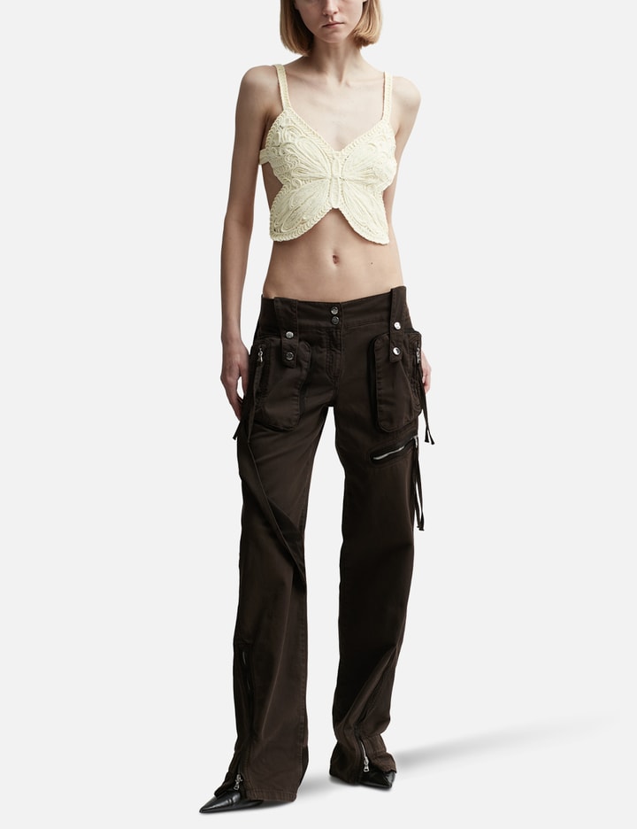 Cropped Top with Embroidery Butterfly Placeholder Image