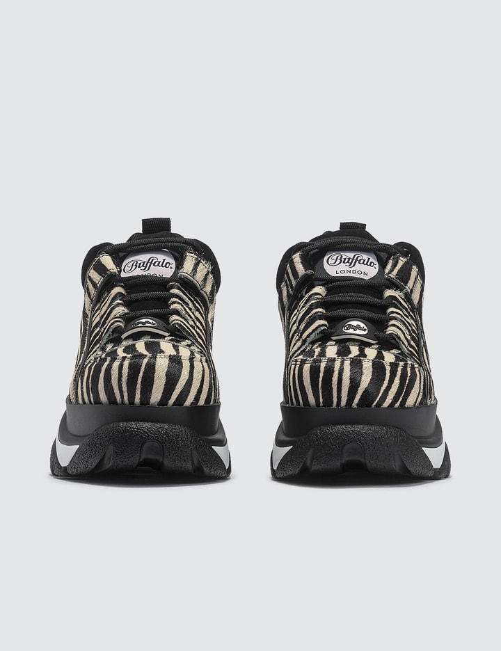 Zebra Fur Low Top Platform Sneakers Placeholder Image