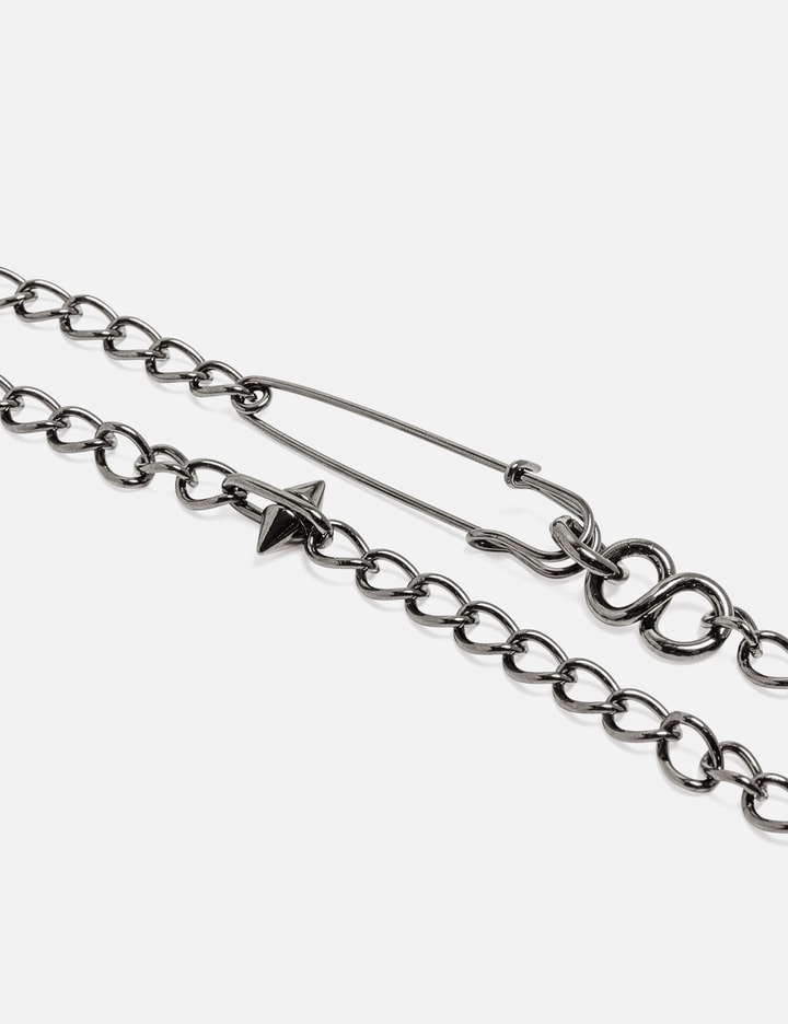 SPIKE PIN NECKLACE - GUNMETAL Placeholder Image