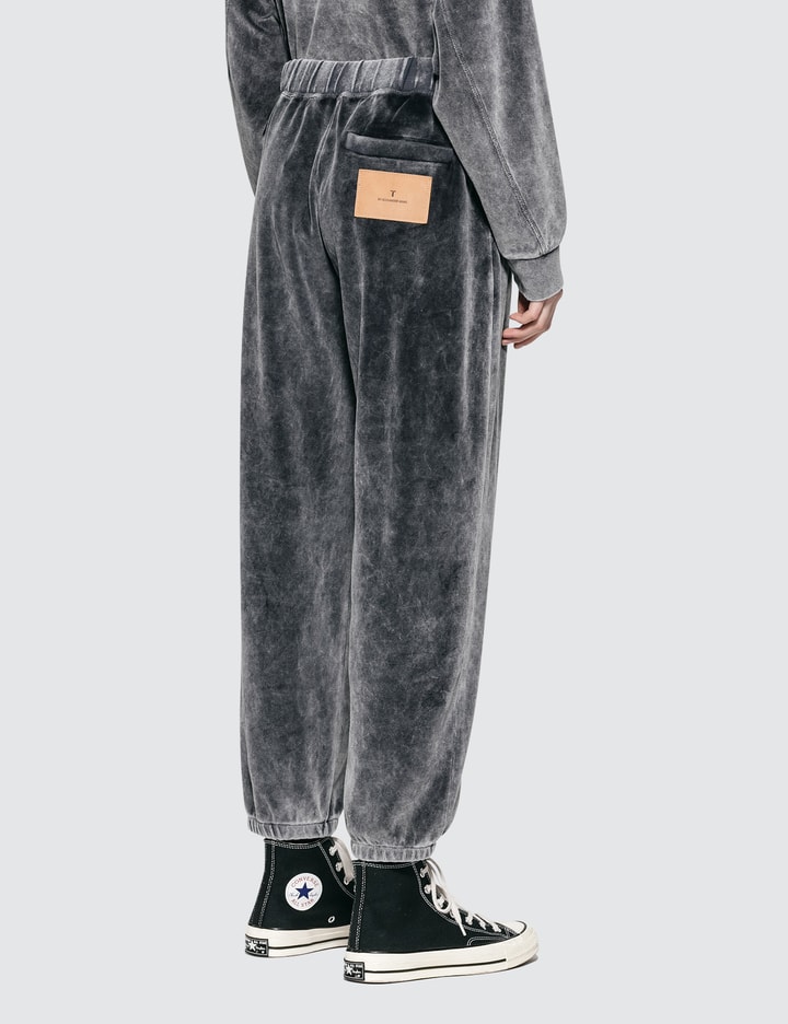 Velour Terry High Waist Sweatpants Placeholder Image