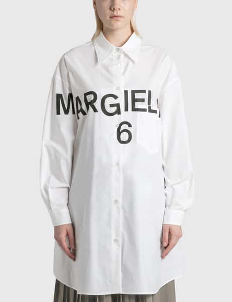 MM6 Maison Margiela Logo Shirt Dress