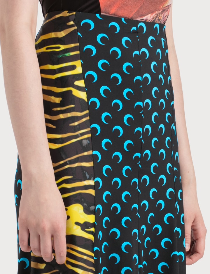 Midi Skirt With Zebra Side Panel Placeholder Image