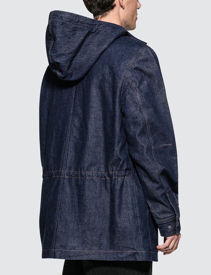 Hooded Denim Jacket Placeholder Image