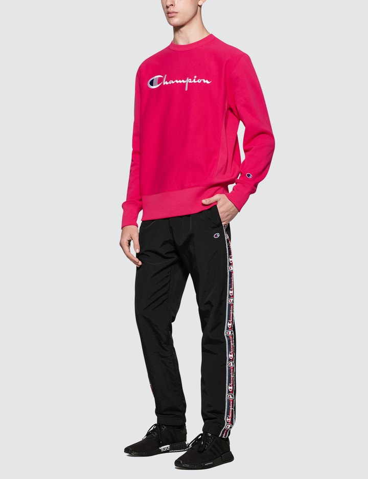 Side Taped Track Pants With Elastic Cuff Placeholder Image