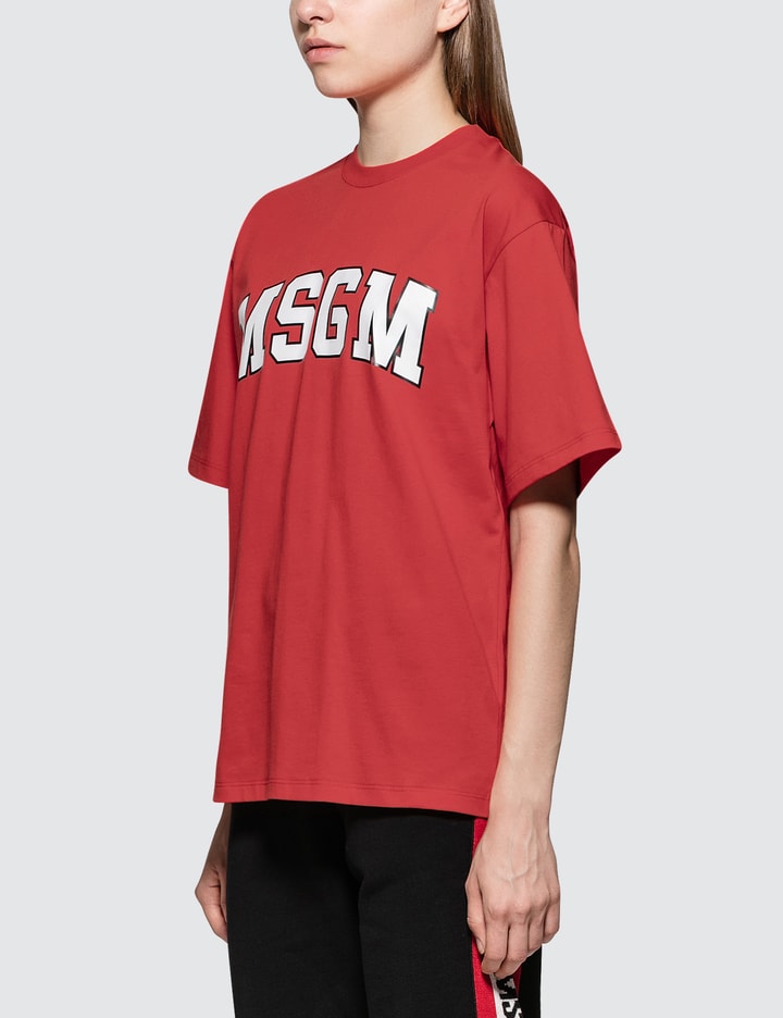 Msgm Logo College Short Sleeve T-Shirt Placeholder Image