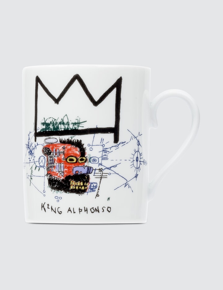 Jean-Michel Basquiat "King Alphonso" Limoges Porcelain Mug Placeholder Image