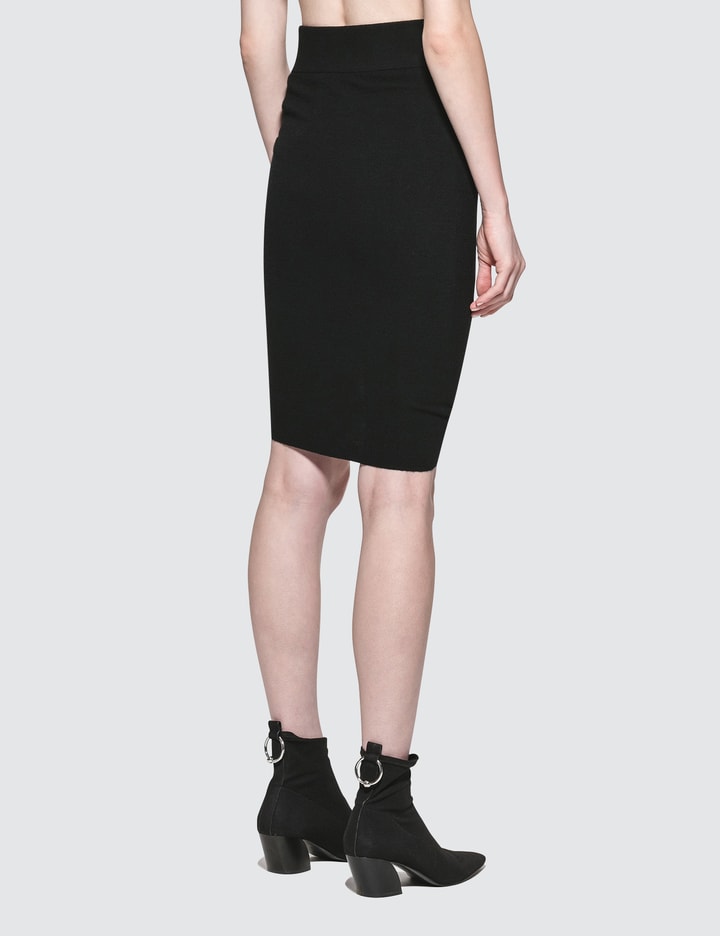 Rusched Merino Pencil Skirt Placeholder Image