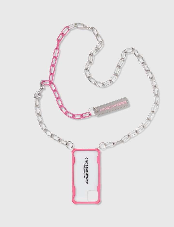 Silver And Pink Chain iPhone Case Placeholder Image