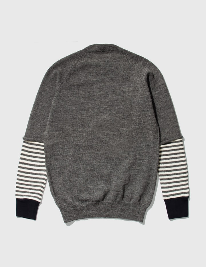 UNDERCOVER STRIPED SLEEVES WOOL KNITWEAR Placeholder Image