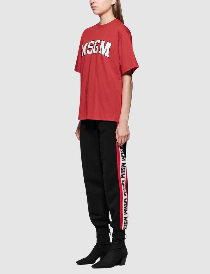 Msgm Logo College Short Sleeve T-Shirt Placeholder Image