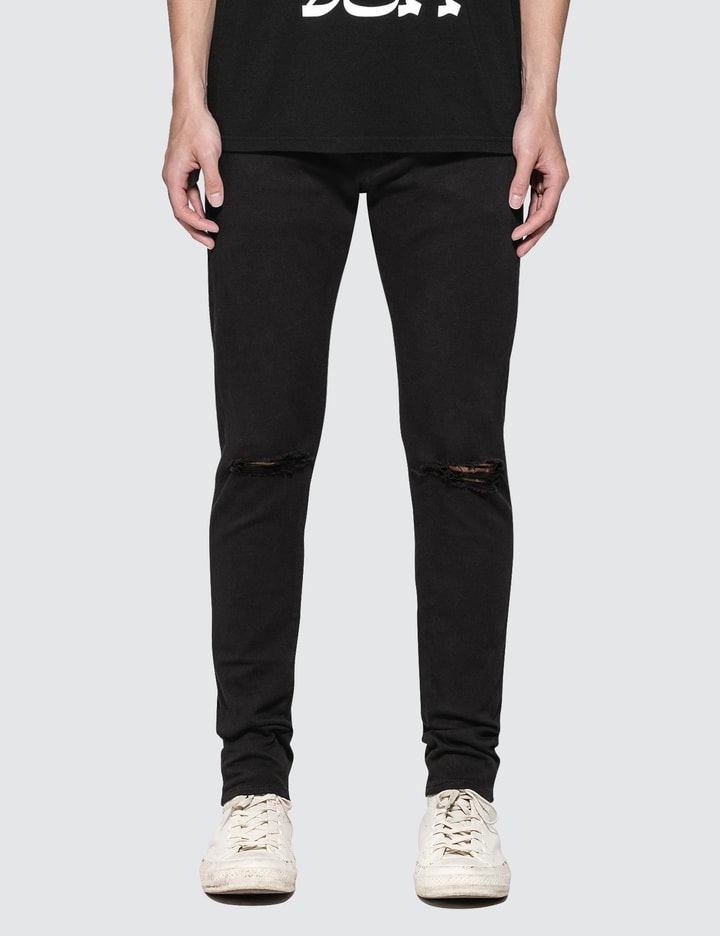 Zippered Slim Jeans Placeholder Image