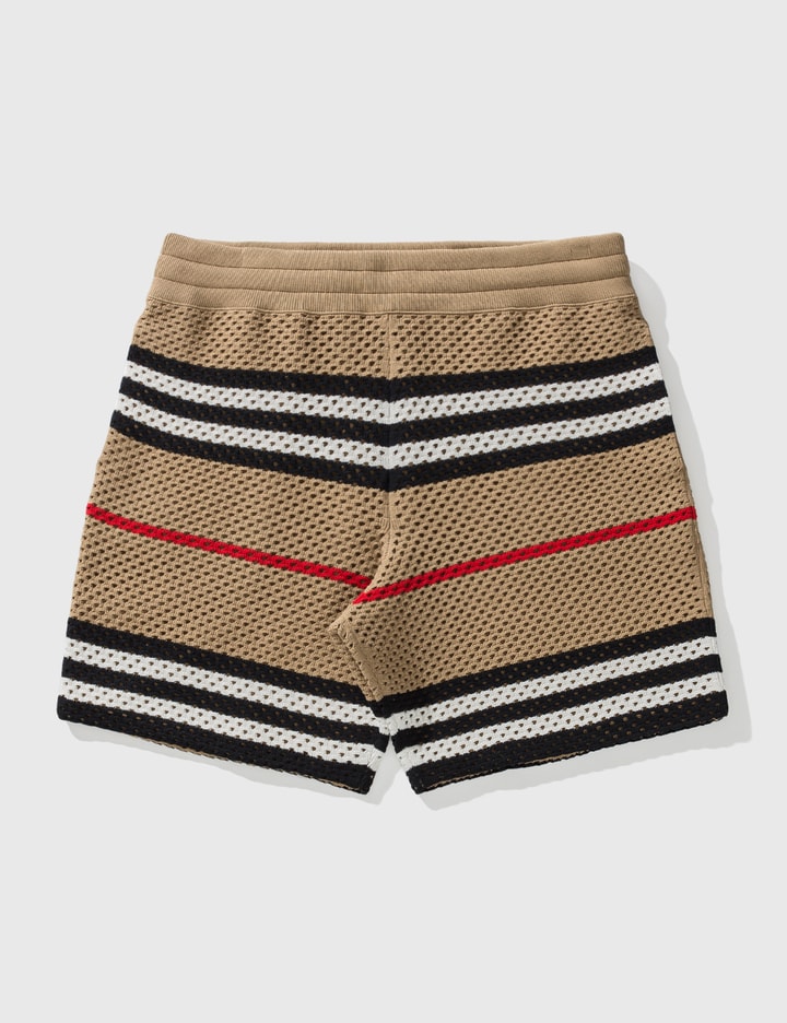 Icon Stripe Pointelle Knit Shorts Placeholder Image