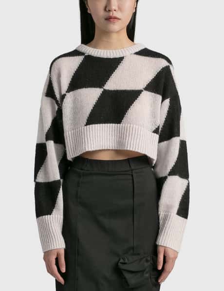 Private Policy PXL MOHAIR KNIT CROPPED SWEATER