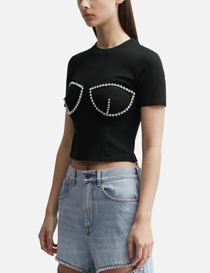 CRYSTAL BUSTIER CUP T-SHIRT Placeholder Image