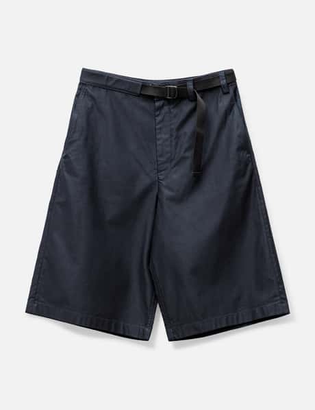 Maison Kitsuné Belted Shorts