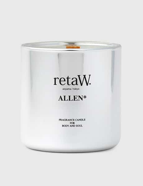 Retaw Allen* Metallic Silver Candle