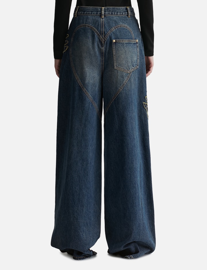 Claw Cut-Out Relaxed Jeans Placeholder Image