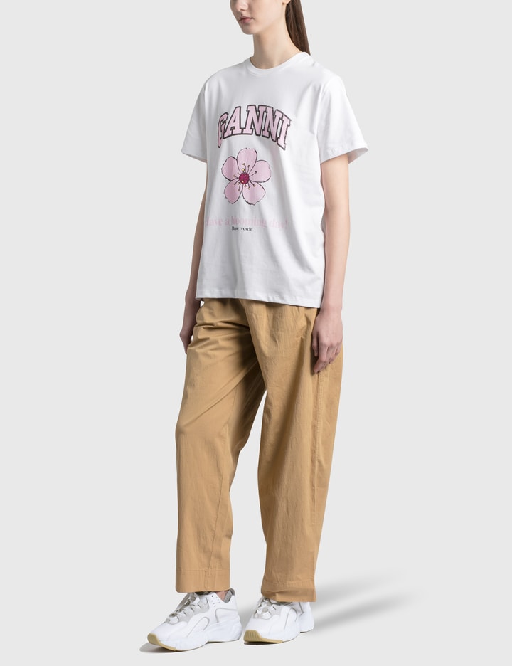 Cherry Blossom Basic Cotton Jersey T-Shirt Placeholder Image