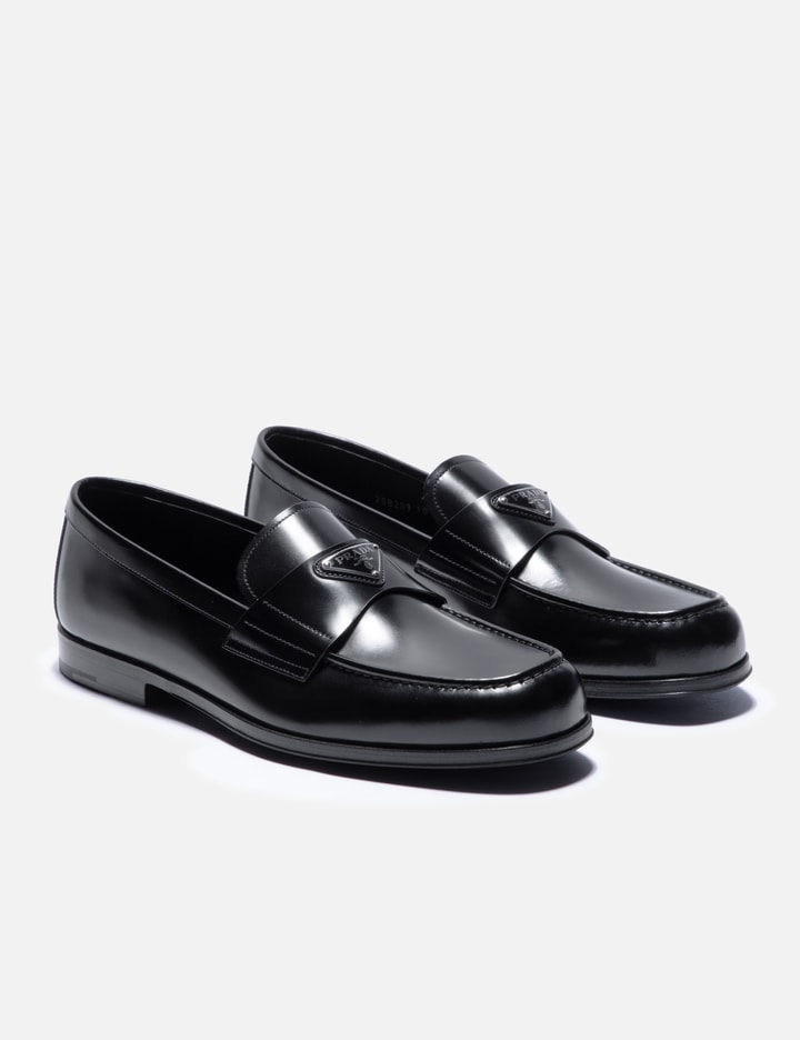 Brushed Leather Loafers Placeholder Image