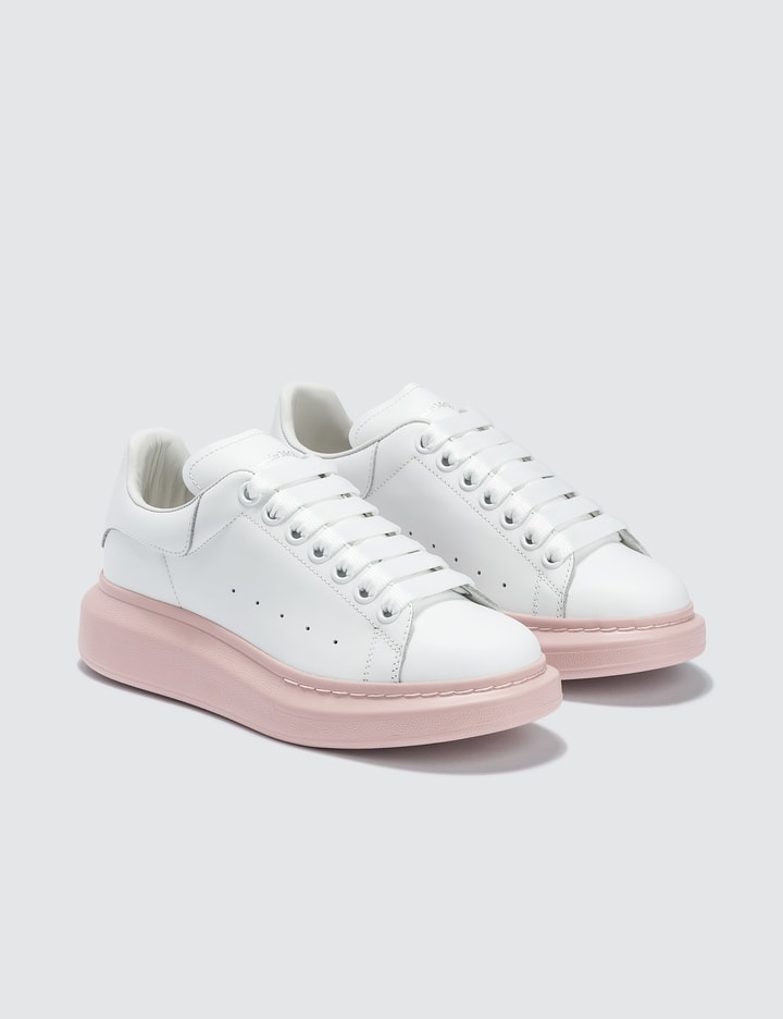 Raised-sole Low-top Leather Trainers Placeholder Image