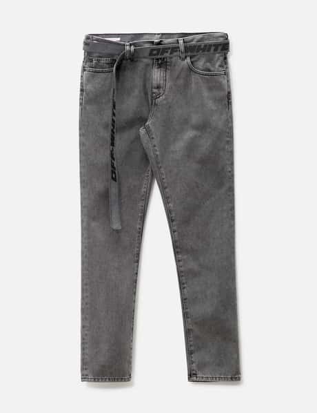 Off-White™ Industrial Belt Skinny Jeans