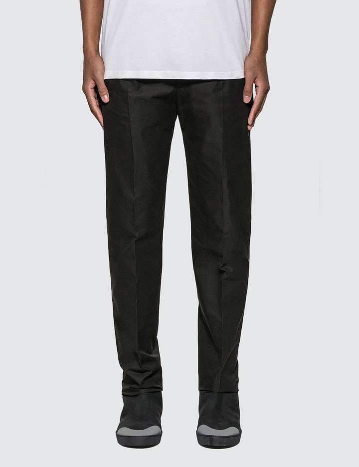 Fitted Tailored Pants With Front Zipper Detail Placeholder Image