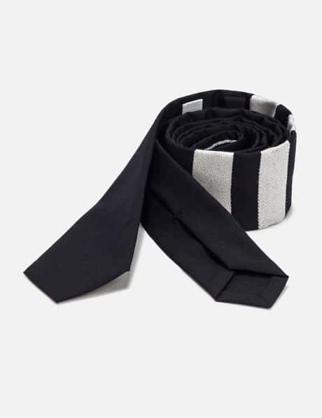 Thom Browne Plain Weave 4-Bar Tie