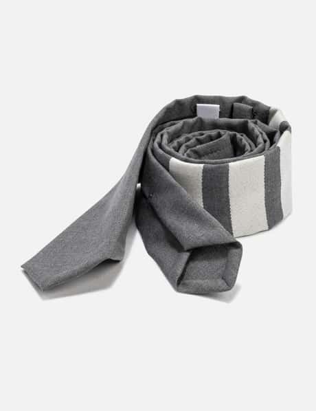 Thom Browne 4-Bar Plain Weave Suiting Tie