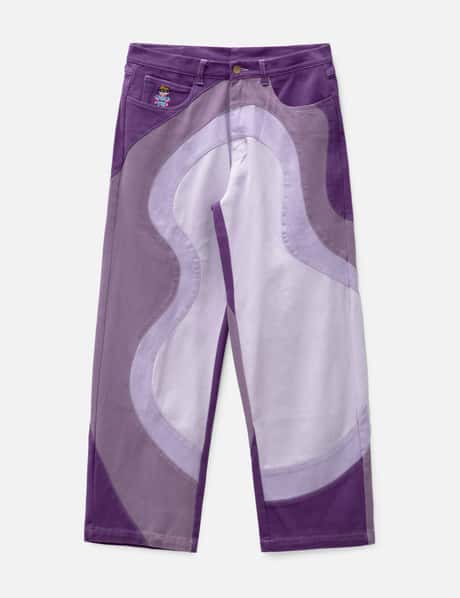 KidSuper Purple Swirl Jeans
