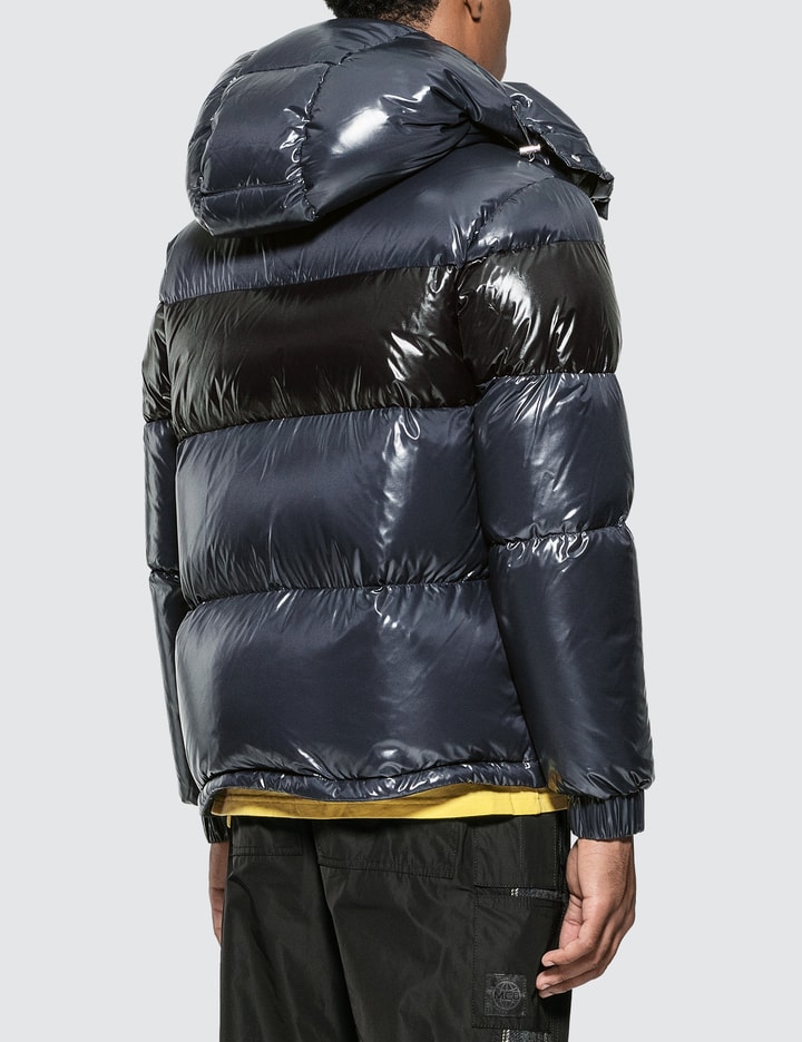 Nylon Down Jacket with Patch Detail Placeholder Image