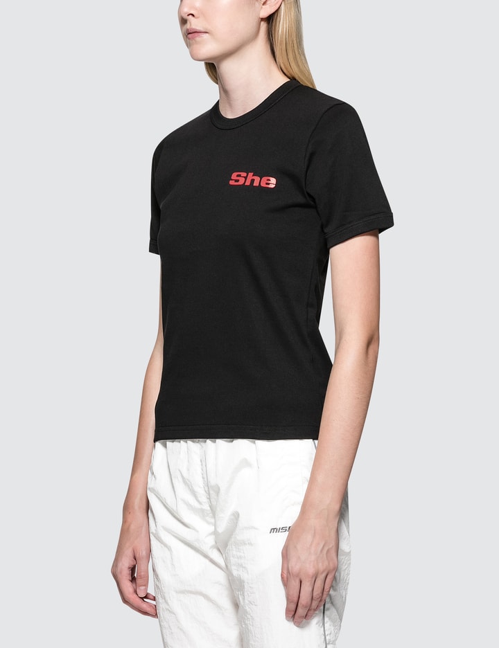 "She" Fitted S/S T-Shirt Placeholder Image