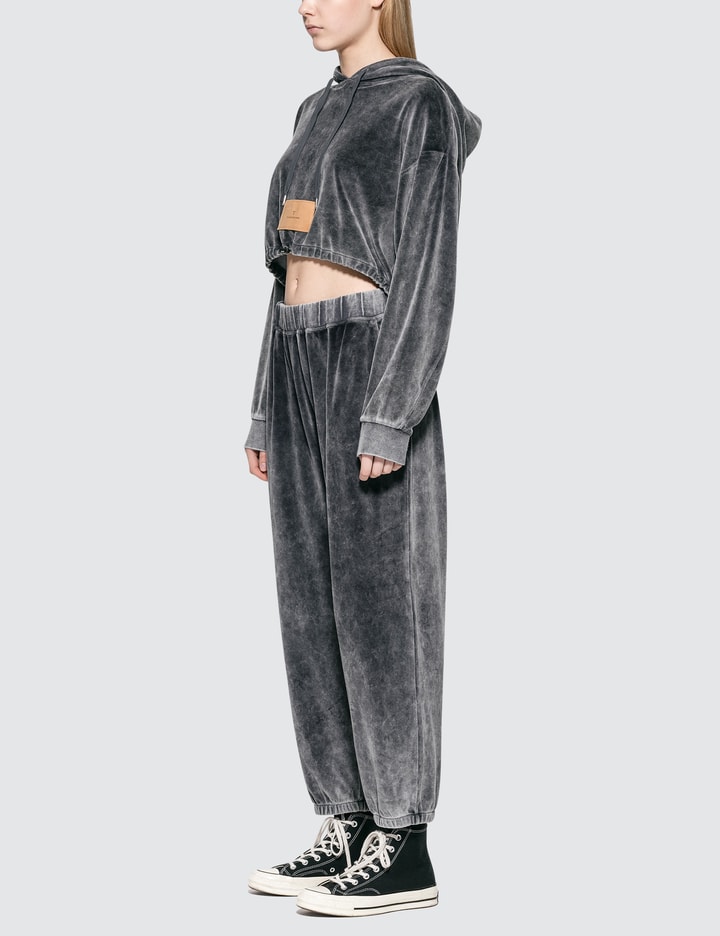 Velour Terry High Waist Sweatpants Placeholder Image