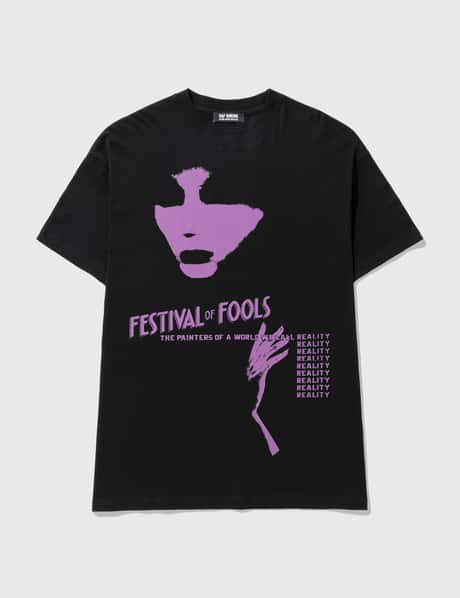 Raf Simons Oversized Festival Fools Print T-shirt