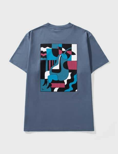 By Parra Blue Sitting Pear T-shirt