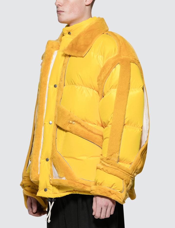 Yellow Trim Show Puffer Jacket Placeholder Image