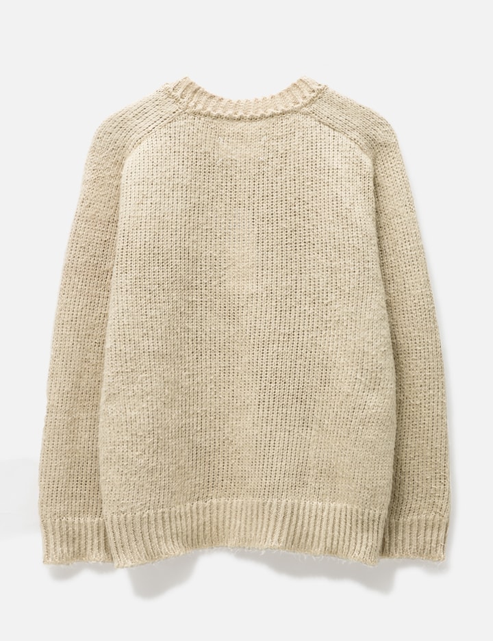 Brushed linen knit sweater Placeholder Image