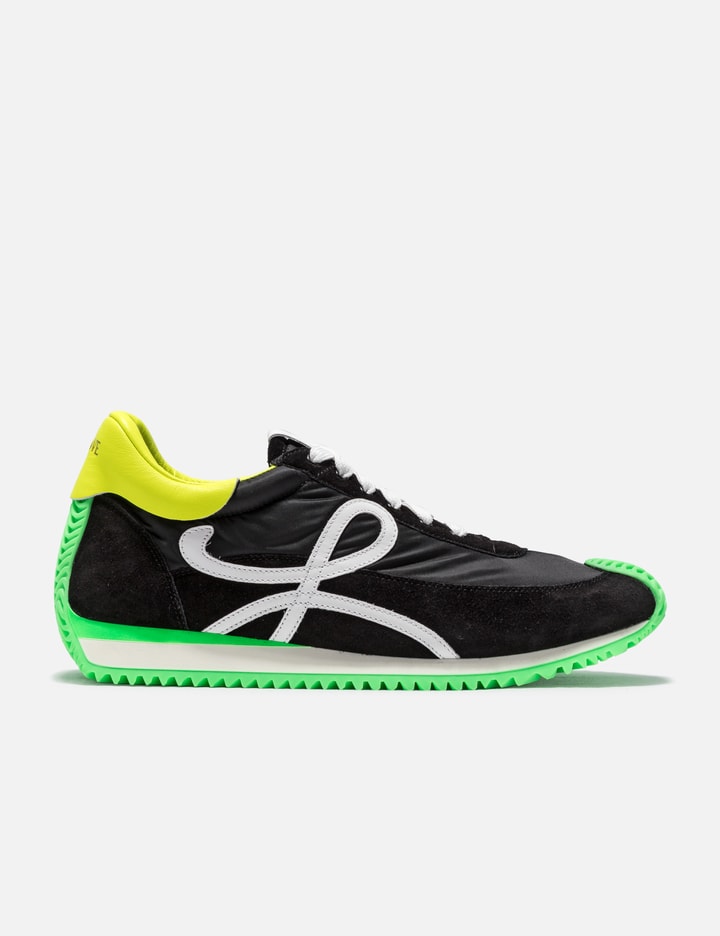 LOEWE FLOW NEON OVERLAY LACE-UP SNEAKERS Placeholder Image