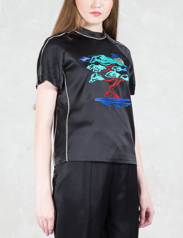 Silk Embroidered Bonsai T-Shirt Placeholder Image
