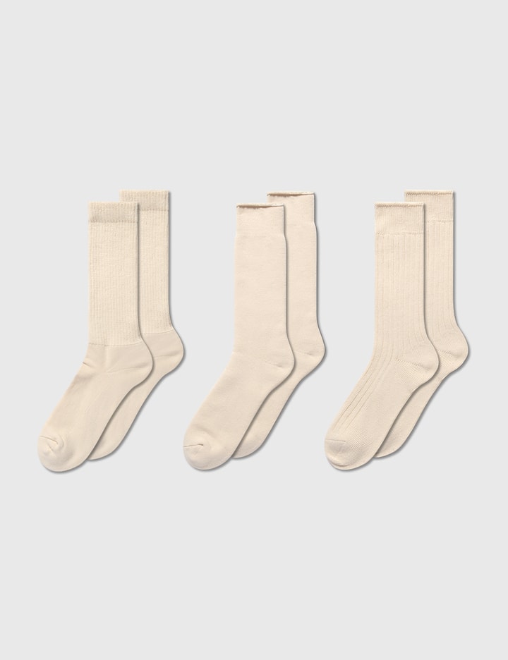 Organic Daily 3 Pack Crew Socks Placeholder Image