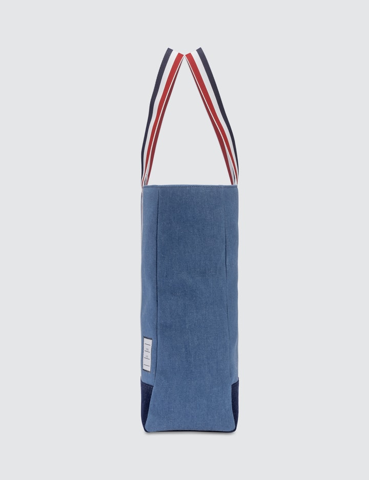 Unstructured Tote In Washed Denim Placeholder Image