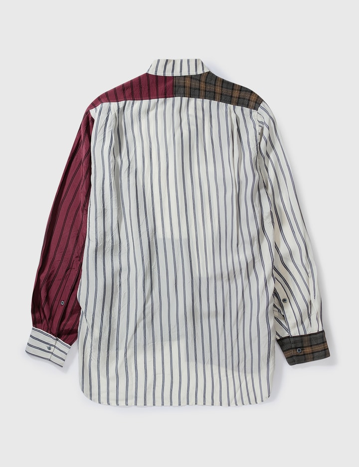 Viscose Stripe Patchwork Shirt Placeholder Image