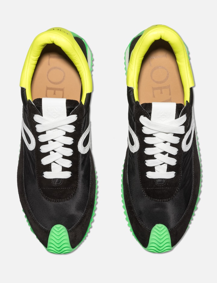 LOEWE FLOW NEON OVERLAY LACE-UP SNEAKERS Placeholder Image