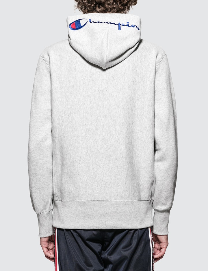 Hoodie With Script Logo At Hood Placeholder Image