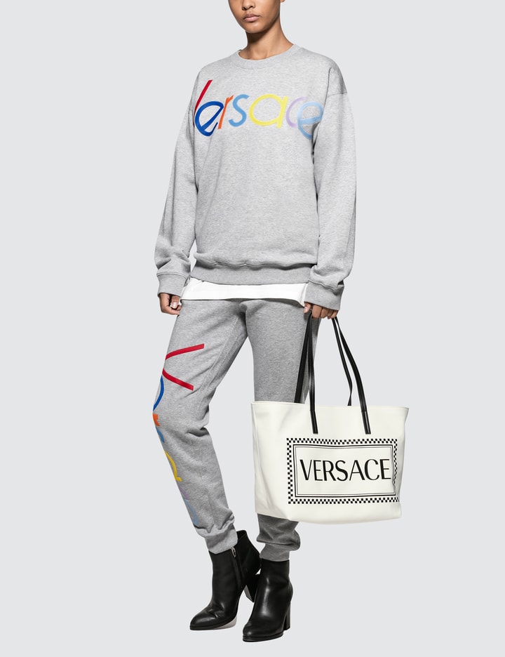 Canvas Versace Logo Tote Bag Placeholder Image