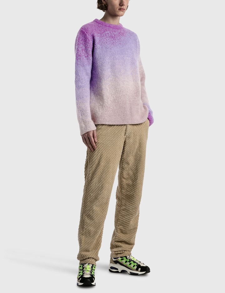 Gradient Crewneck Knitted Sweater Placeholder Image
