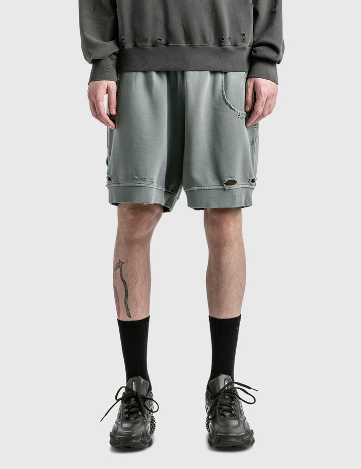 RUIN DISTRESSED SWEAT SHORTS Placeholder Image